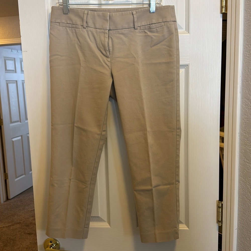 LOFT Khaki Marisa Capris